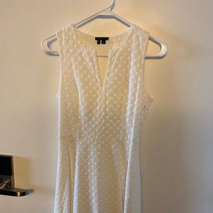 Theory White Mid Dress